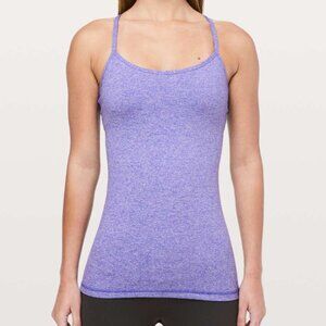 Lululemon Power Y Tank - Heathered Iris Flower
